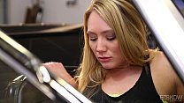 free aj applegate gets facialed in an olds mobile video
