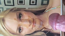 free сара любит видеть большие члены на камеру и пристрастилась к большому количеству теплой спермы на лице video