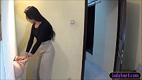free fingering ladyboy licks and fucks a gloryhole asshole from a guy video