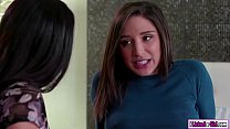 free abella showing her stepmom how to squirt video