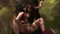 free caseras my hero academy hentai training session momo yaoyorozu x todoroki x tokoyami sfm with sound video