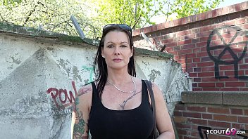 free cheating german scout big tits mature julia seduce to anal at street casting in berlin for cash video