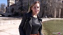 free немецкий скаут большой h тинка с натуральными сиськами разговаривает чтобы потрахаться на кастинге с пикапом video