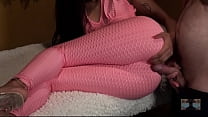 free sex edging his cock on my hot new tights video