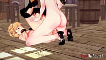 free xxcxxv genshin impact yaoi venti makes aether his own in the canteen with crempie video