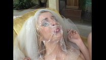 free sexy looking bride gangbanged by 5 hard cocks video