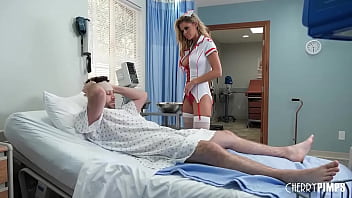 free 巨乳金髪熟女看護師ジェッサローズはジェームズディーンと彼のフェラチオでの巨大な腫れの問題の世話をします video