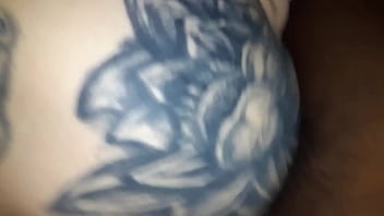 free jin tatted blue haired milfpawg taking the curve from side video