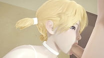 free stocking yaoi femboy cole blowjob and fucked by catboy femboy sissy crossdress japanese asian manga anime game video