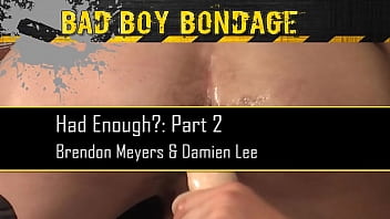 free interview damian has his tight ass stuffed with a toy while bound video