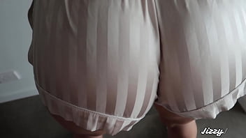 free young step sister makes her step bro cum in her panties by rubbing her tight pussy on his juicy cock video