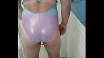 free tube boy in shiny swimsuit video