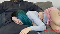 free i try resting on my stepbrothers lap while watching a movie only to be fucked in my mouth video