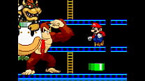 free eats mugenr18 two bowser koopa donkey kong vs mario video