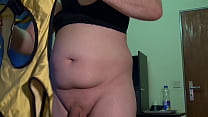 free young fake boobs ecup wet sheer swimsuit over big strapon tits shaved chubby crossdresser sissy tobi00815 050 video