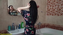free horny hairy bush mature takes a soapy shower video