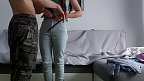 free real amateur teen couple have intense and passionate sex on the couch video