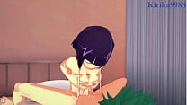 free kyoka jiro and mina ashido and izuku midoriya intense sex my hero academia hentai video