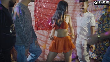 free desi bihari chapri live nude dance show with hot girl pratibha and all boys video