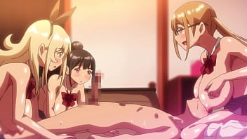 free pt students have an orgy on their first time masturbating with hentai boku ni karem 2 video