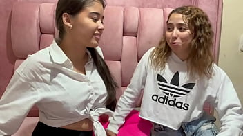 free shy 18 year old petite latinas experiment lesbian play first time video